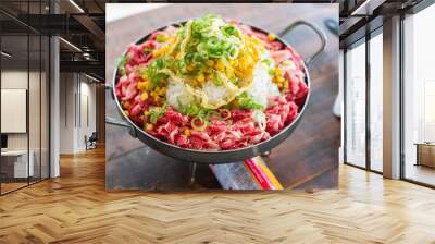 meat with vegetables　ペッパーランチ Wall mural